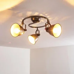 hofstein Plafonnier Nanlia Gris, Argenté, 3 lumières