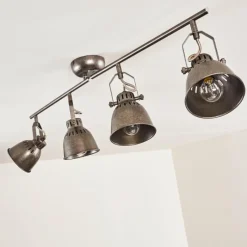 hofstein Plafonnier Nanlia Gris, Argenté, 4 lumières