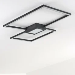 hofstein Plafonnier Narpes LED Anthracite, 1 lumière