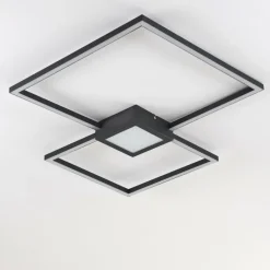 hofstein Plafonnier Narpes LED Anthracite, 1 lumière