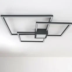 hofstein Plafonnier Narpes LED Anthracite, 1 lumière