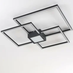 hofstein Plafonnier Narpes LED Anthracite, 1 lumière