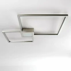 hofstein Plafonnier Narpes LED Nickel mat, 1 lumière