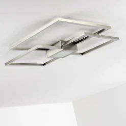 hofstein Plafonnier Narpes LED Nickel mat, 1 lumière