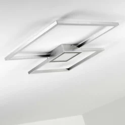 hofstein Plafonnier Narpes LED Nickel mat, 1 lumière