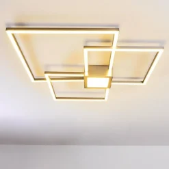 hofstein Plafonnier Narpes LED Nickel mat, 1 lumière