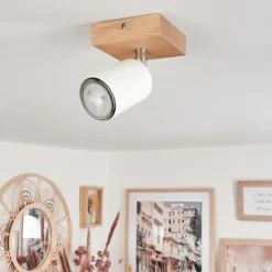 Style Boho-Chic-hofstein Plafonnier Nazca Écru, 1 lumière