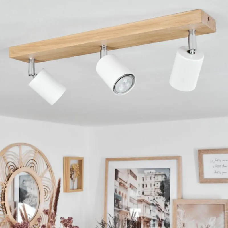 Luminaires Scandinaves-hofstein Plafonnier Nazca Écru, 3 lumières