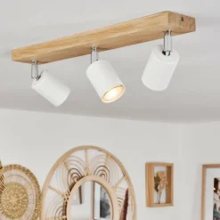 Luminaires Scandinaves-hofstein Plafonnier Nazca Écru, 3 lumières