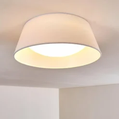 Lampes En Tissu-hofstein Plafonnier Negio LED Blanc, 1 lumière