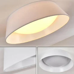 Lampes En Tissu-hofstein Plafonnier Negio LED Blanc, 1 lumière