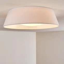 Lampes En Tissu-hofstein Plafonnier Negio LED Blanc, 1 lumière
