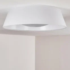 Lampes En Tissu-hofstein Plafonnier Negio LED Blanc, 1 lumière