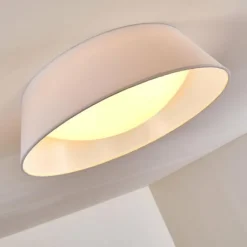 Lampes En Tissu-hofstein Plafonnier Negio LED Blanc, 1 lumière