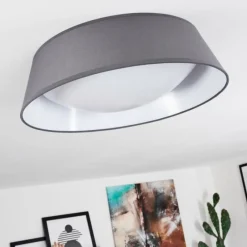 Lampes En Tissu-hofstein Plafonnier Negio LED Blanc, 1 lumière