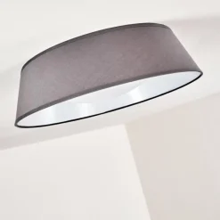Lampes En Tissu-hofstein Plafonnier Negio LED Gris, Blanc, 1 lumière