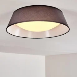 Lampes En Tissu-hofstein Plafonnier Negio LED Gris, Blanc, 1 lumière