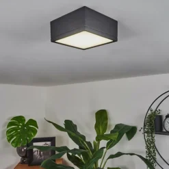 hofstein Plafonnier Netstal LED Anthracite, 1 lumière