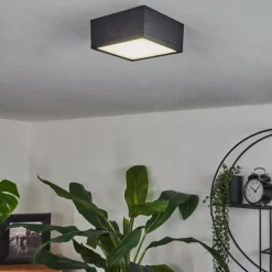 hofstein Plafonnier Netstal LED Anthracite, 1 lumière