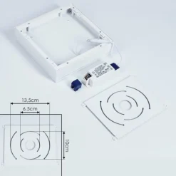 hofstein Plafonnier Netstal LED Blanc, 1 lumière