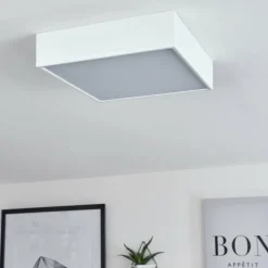 hofstein Plafonnier Netstal LED Blanc, 1 lumière