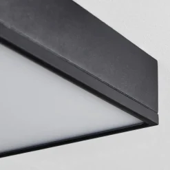 hofstein Plafonnier Netstal LED Noir, 1 lumière