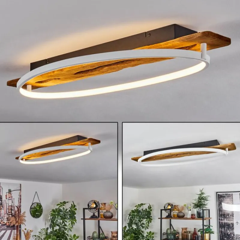 Luminaires Scandinaves-hofstein Plafonnier Nevogilde LED Écru, 1 lumière