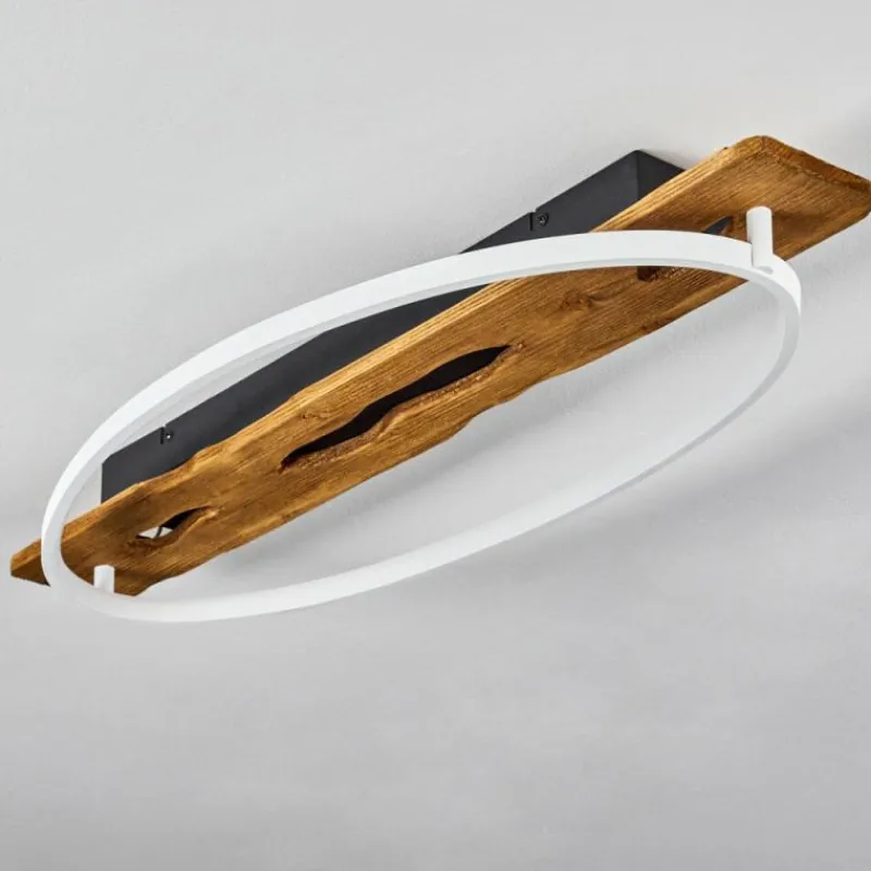 Luminaires Scandinaves-hofstein Plafonnier Nevogilde LED Écru, 1 lumière