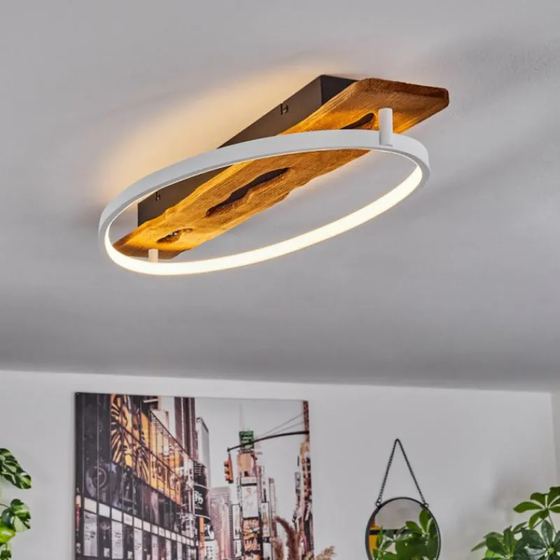 Luminaires Scandinaves-hofstein Plafonnier Nevogilde LED Écru, 1 lumière