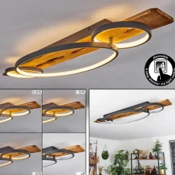 Luminaires Scandinaves-hofstein Plafonnier Nevogilde LED Écru, 1 lumière