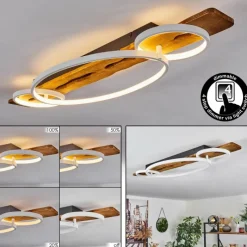 Luminaires Scandinaves-hofstein Plafonnier Nevogilde LED Écru, 1 lumière