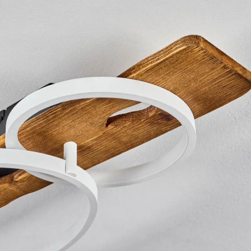 Luminaires Scandinaves-hofstein Plafonnier Nevogilde LED Écru, 1 lumière