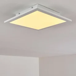 hofstein Plafonnier Nexo LED Blanc, 1 lumière, Télécommandes* Éclairage Led