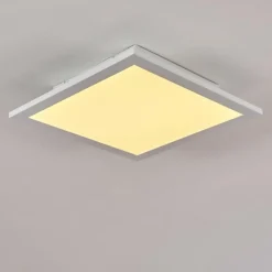 hofstein Plafonnier Nexo LED Blanc, 1 lumière, Télécommandes* Éclairage Led