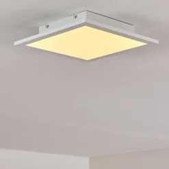 hofstein Plafonnier Nexo LED Blanc, 1 lumière, Télécommandes* Éclairage Led