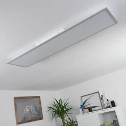 hofstein Plafonnier Nexo LED Blanc, 1 lumière, Télécommandes