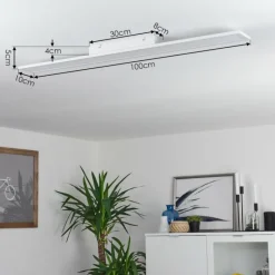 hofstein Plafonnier Nexo LED Blanc, 1 lumière, Télécommandes