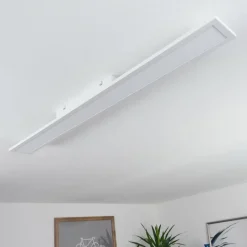 hofstein Plafonnier Nexo LED Blanc, 1 lumière, Télécommandes