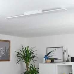 hofstein Plafonnier Nexo LED Blanc, 1 lumière, Télécommandes