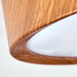 hofstein Plafonnier Nexo LED Bois foncé, 1 lumière