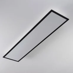 hofstein Plafonnier Nexo LED Noir, 1 lumière, Télécommandes