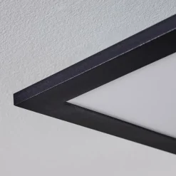 hofstein Plafonnier Nexo LED Noir, 1 lumière, Télécommandes