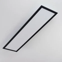 hofstein Plafonnier Nexo LED Noir, 1 lumière, Télécommandes