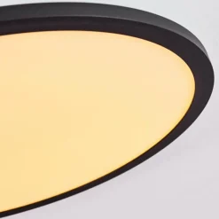 hofstein Plafonnier Nexo LED Noir, 1 lumière, Télécommandes