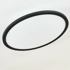 hofstein Plafonnier Nexo LED Noir, 1 lumière, Télécommandes