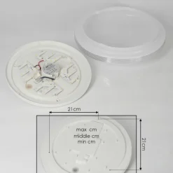 hofstein Plafonnier Niebla LED Blanc, 1 lumière