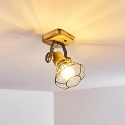 hofstein Plafonnier Nifun Brun, Gris, 1 lumière