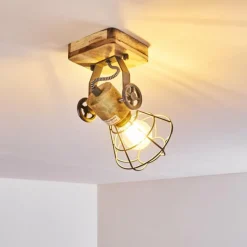 hofstein Plafonnier Nifun Brun, Gris, 1 lumière