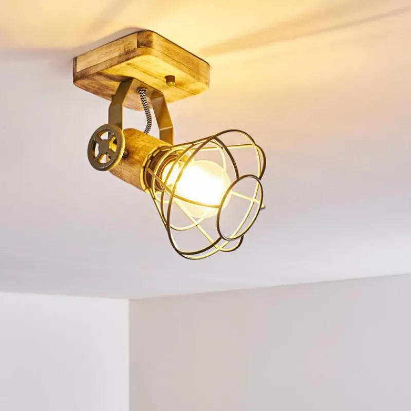 hofstein Plafonnier Nifun Brun, Vert, 1 lumière