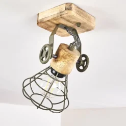 hofstein Plafonnier Nifun Brun, Vert, 1 lumière